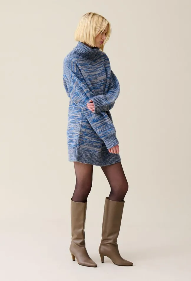 Claudie Pierlot Short Wool Turtleneck Dress Clothes Dresses