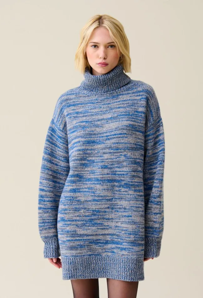 Claudie Pierlot Short Wool Turtleneck Dress Clothes Dresses