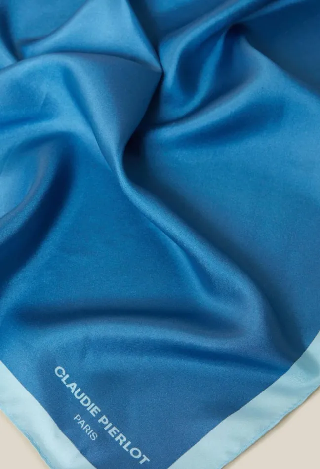 Claudie Pierlot Silk Square 55cm X 55cm Accessories Shawls And Collars