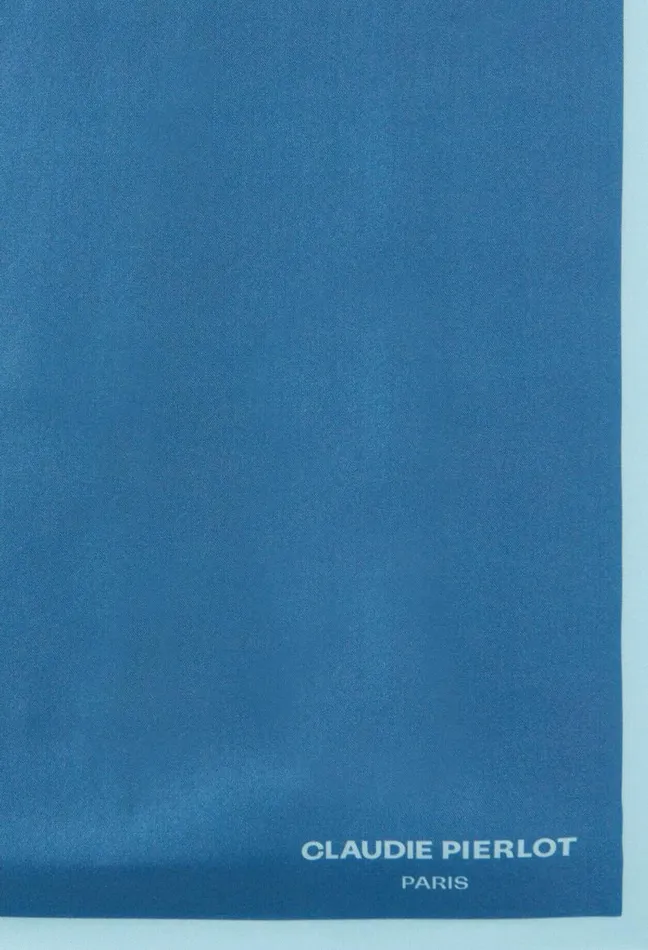 Claudie Pierlot Silk Square 55cm X 55cm Accessories Shawls And Collars