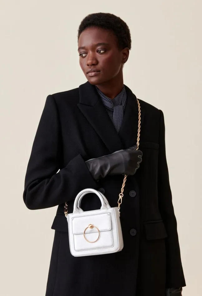 Claudie Pierlot Silver Anouck Nano Bag Bags Small Bags