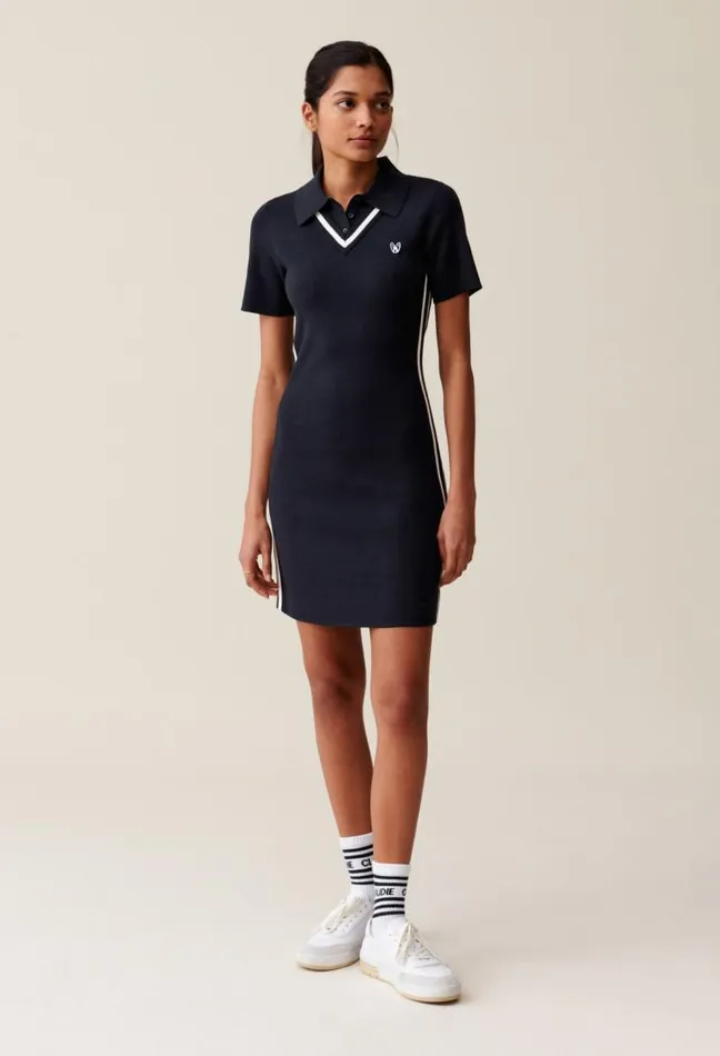 Claudie Pierlot Slim Short Jean Dress Toto Clothes Dresses