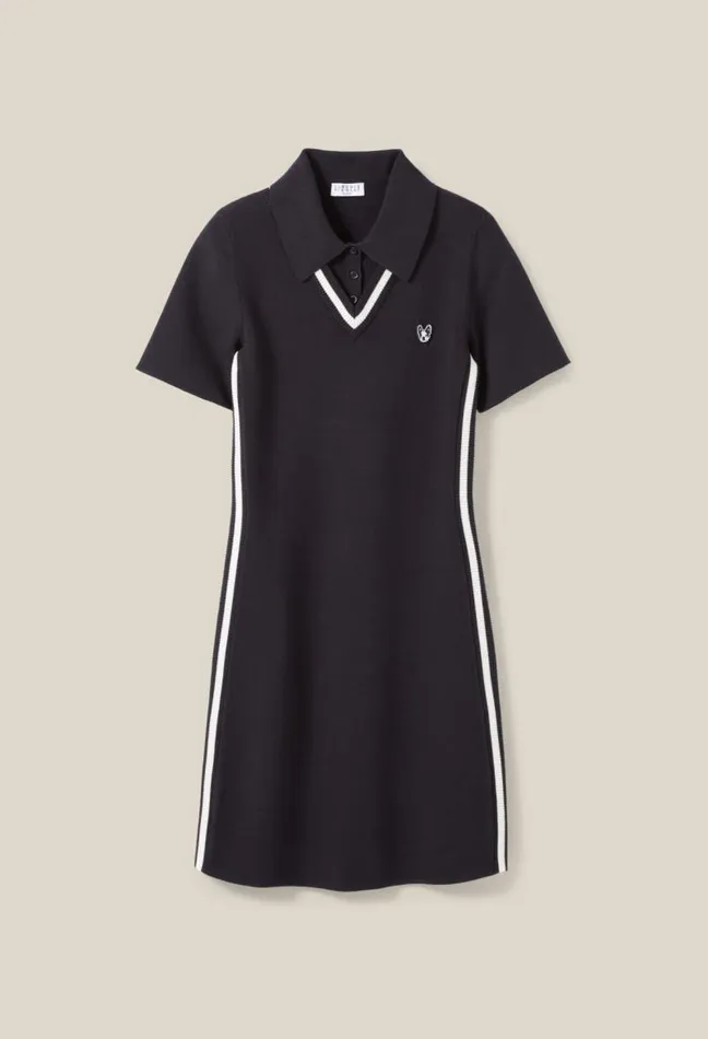 Claudie Pierlot Slim Short Jean Dress Toto Clothes Dresses