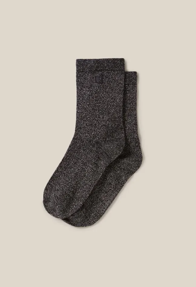 Claudie Pierlot Sparkly Black Socks Accessories Socks