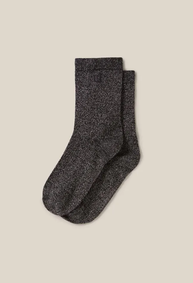 Claudie Pierlot Sparkly Black Socks Accessories Socks