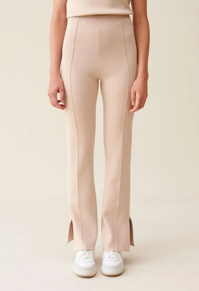 Claudie Pierlot Straight Cut Trousers Slits Clothes Jeans And Trousers