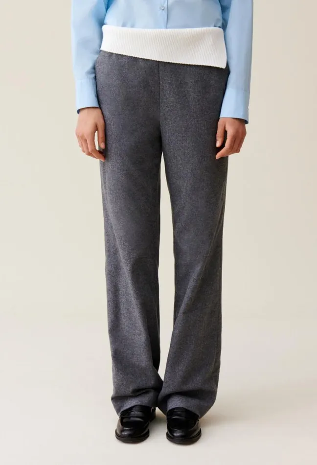 Claudie Pierlot Straight Trousers Contrast Belt Clothes Jeans And Trousers