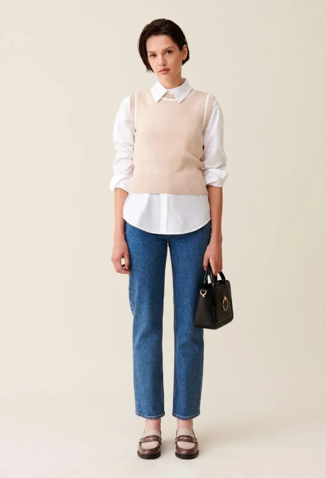 Claudie Pierlot Striped Knitted Jumper Clothes Knitwear And Cardigans