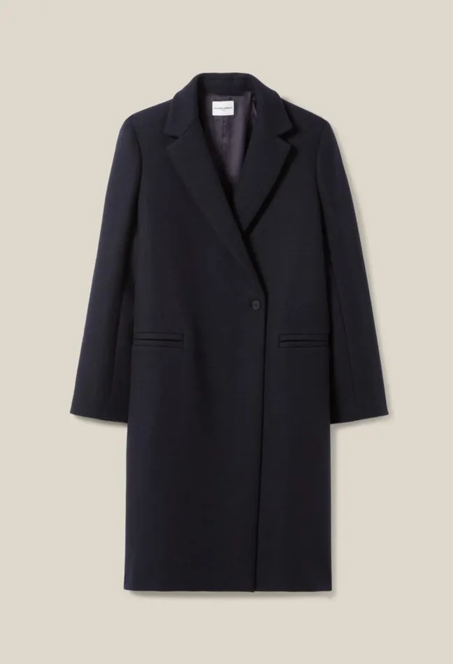 Claudie Pierlot Tailored MidLength Coat Clothes Coats