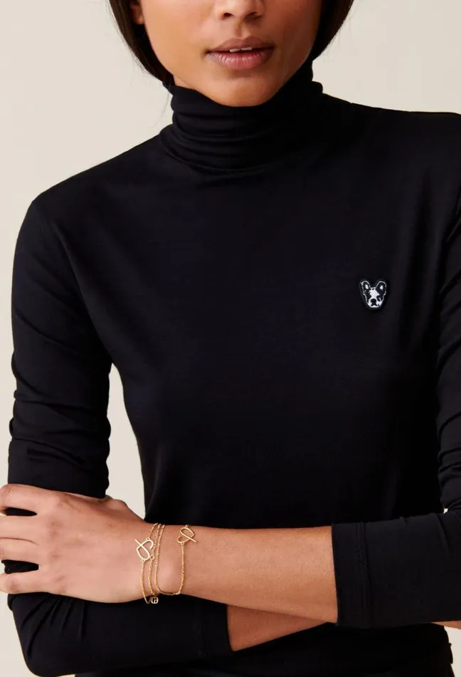 Claudie Pierlot Toto High Neck Top Clothes Knitwear And Cardigans