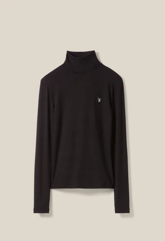 Claudie Pierlot Toto High Neck Top Clothes Knitwear And Cardigans