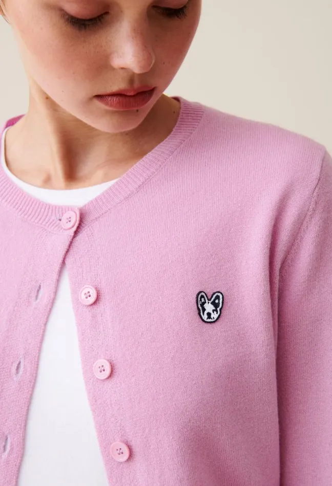 Claudie Pierlot Toto Jean Wool Cardigan Clothes Knitwear And Cardigans