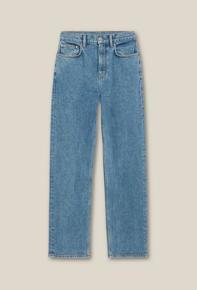 Claudie Pierlot Toto Slim 78 Jeans Faded Blue Clothes Jeans And Trousers