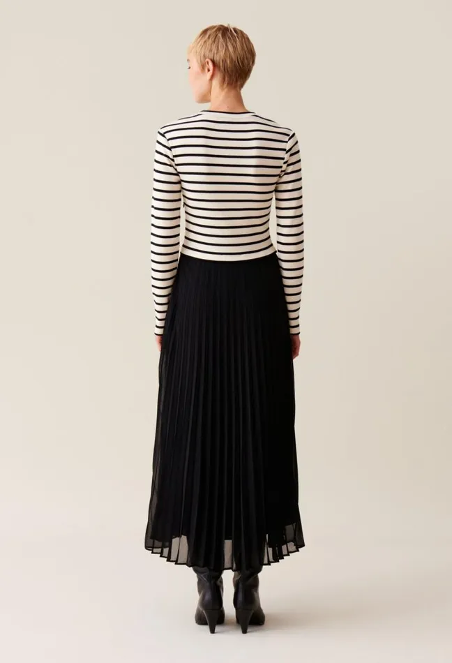 Claudie Pierlot Twist Striped Dress Clothes Dresses