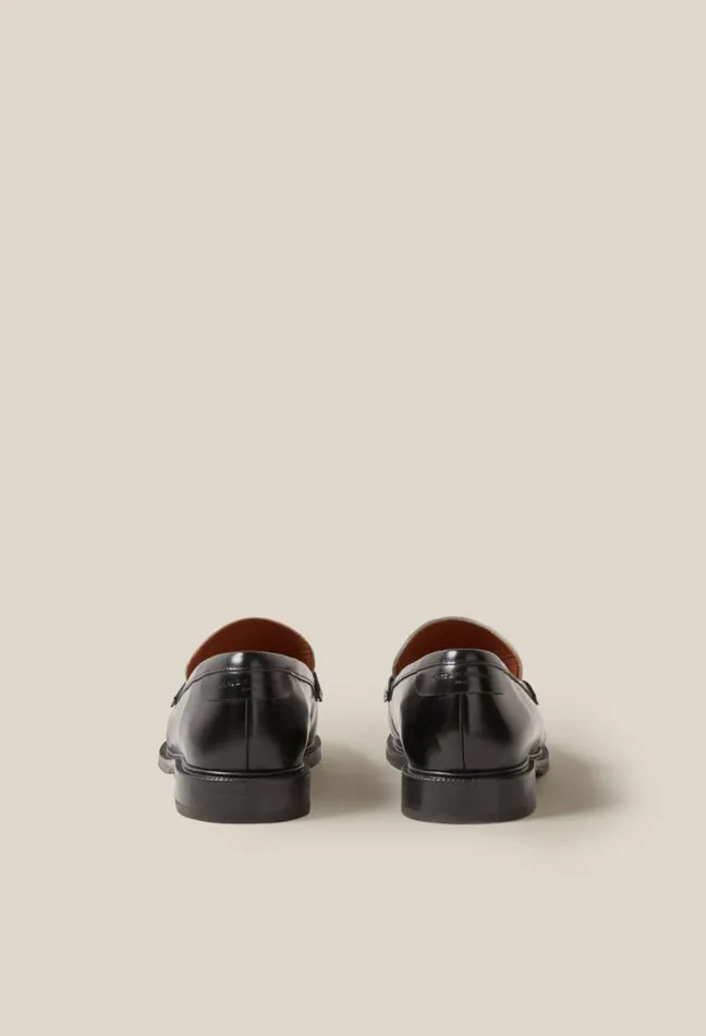 Claudie Pierlot Twotone Leather Loafers Shoes Loafers