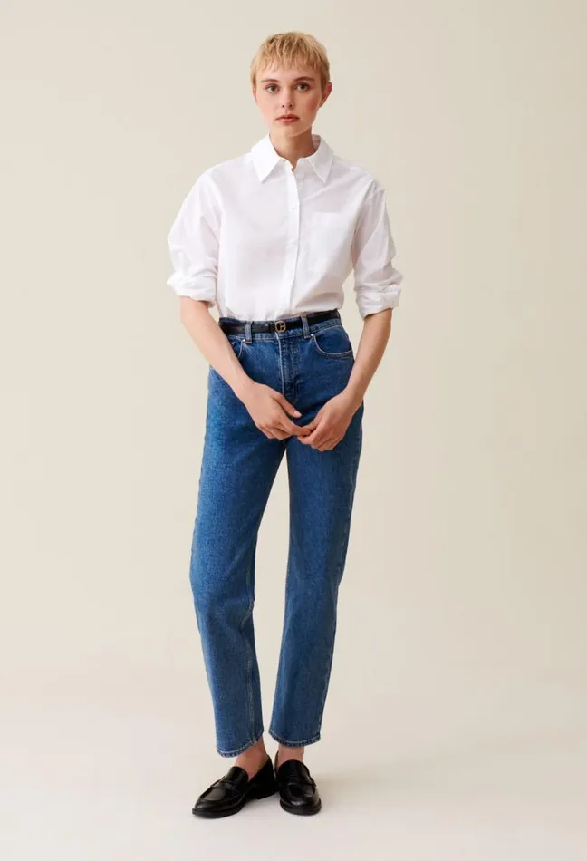 Claudie Pierlot White Cotton Shirt Clothes Tops And Shirts