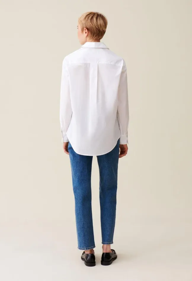 Claudie Pierlot White Cotton Shirt Clothes Tops And Shirts
