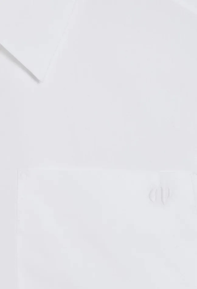 Claudie Pierlot White Cotton Shirt Clothes Tops And Shirts