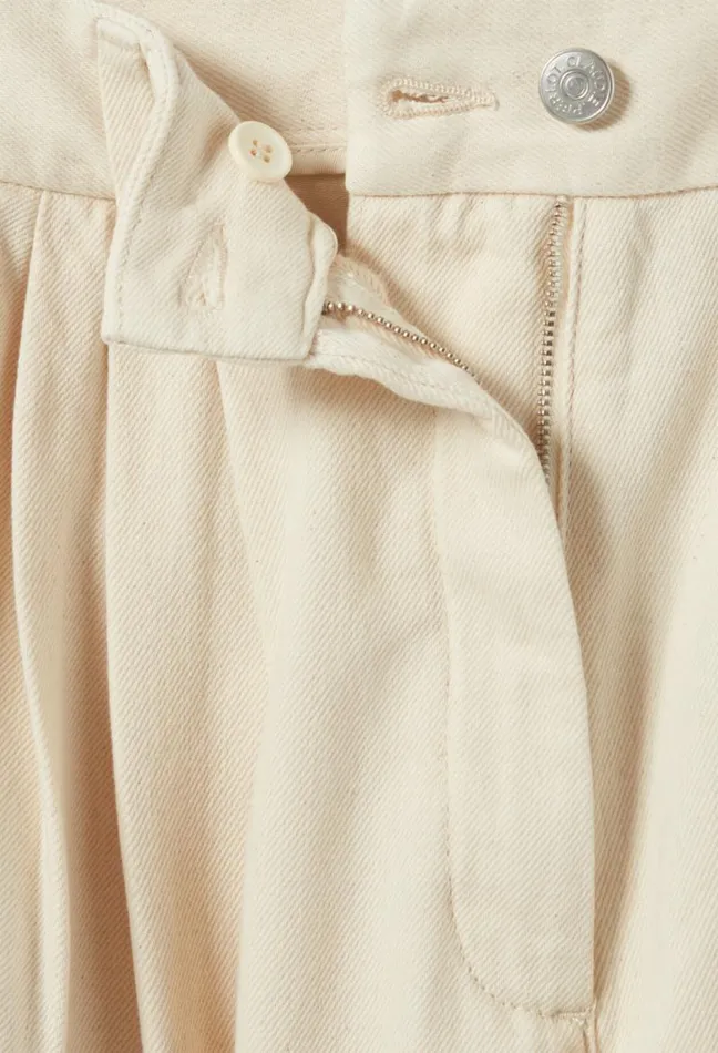 Claudie Pierlot Wide Pleated Denim Trousers Clothes Jeans And Trousers