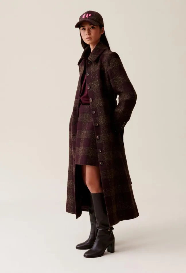 Claudie Pierlot Wool Blend Coat Clothes Coats