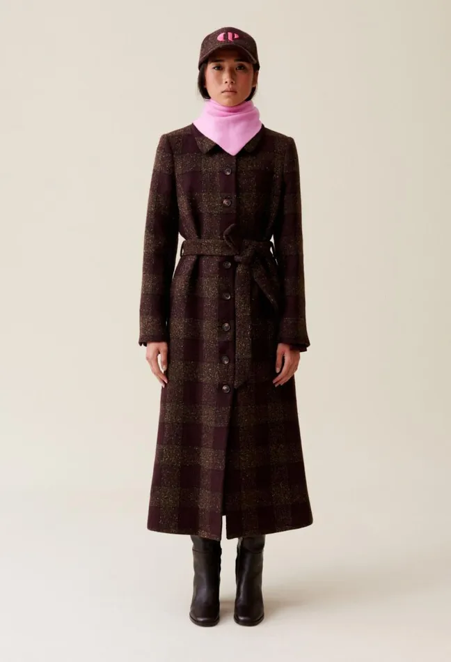Claudie Pierlot Wool Blend Coat Clothes Coats