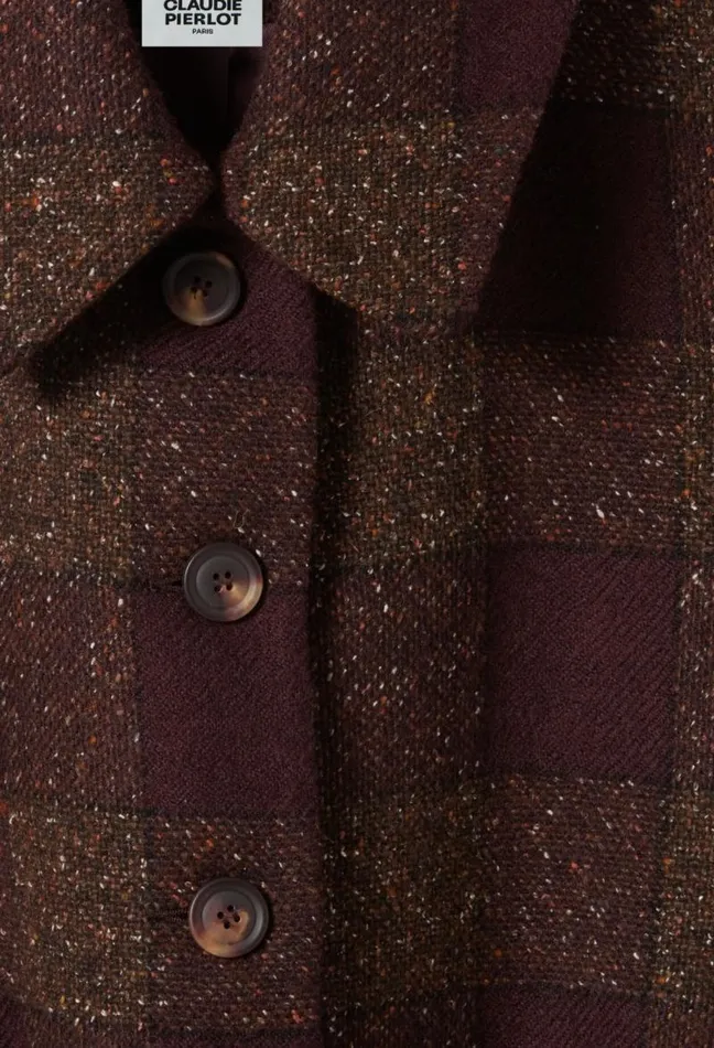 Claudie Pierlot Wool Blend Coat Clothes Coats