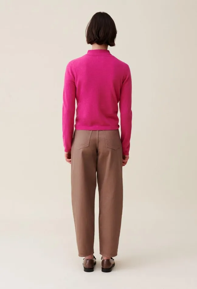 Claudie Pierlot Wool Cardigan W CP Embroidery Clothes Knitwear And Cardigans