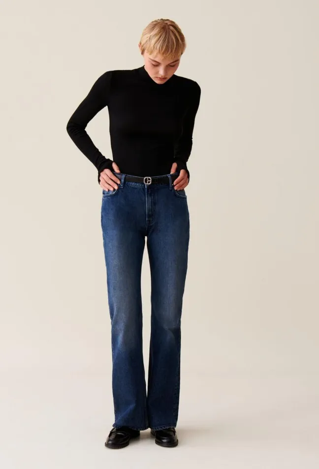 Claudie Pierlot Wool Top With Long Sleeves Clothes Knitwear And Cardigans