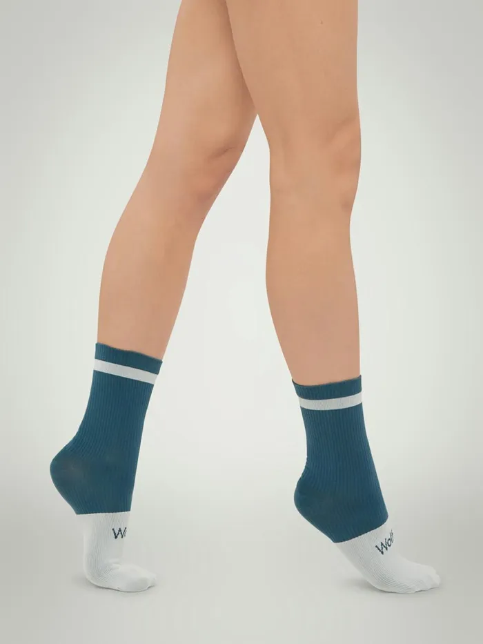 Colourblock Socks Lakewhite Women Wolford Socks