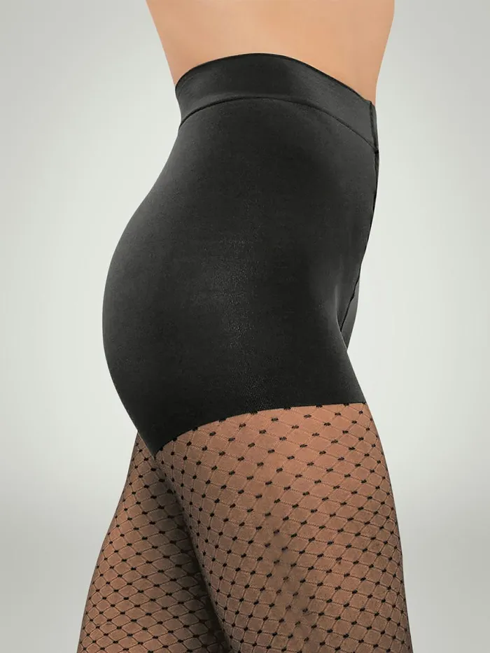 Control Dots Tights Black Women Wolford Tights