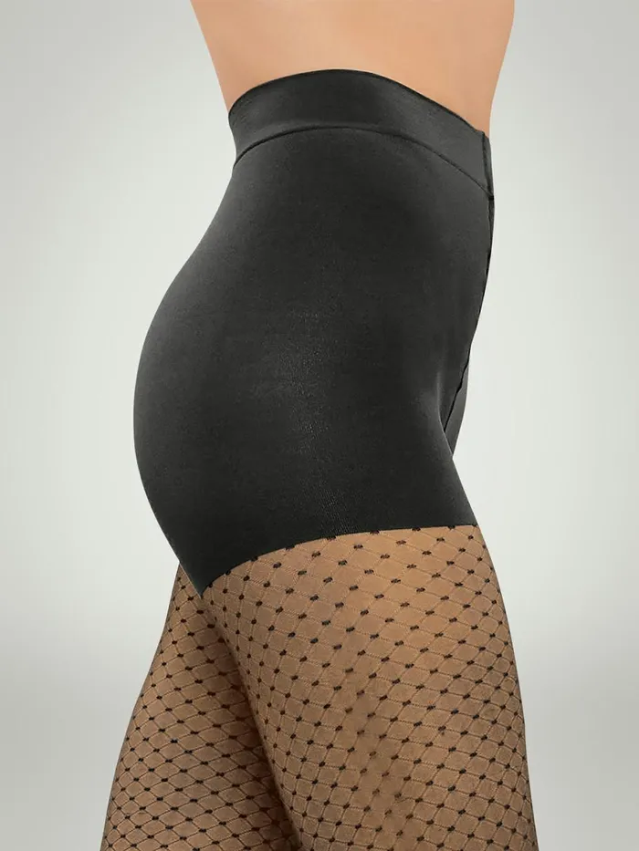 Control Dots Tights Fairly Lightblack Women Wolford Tights
