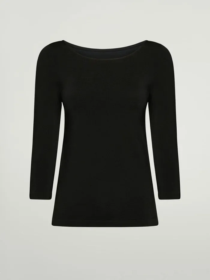 Cordoba Pullover Black Women Wolford Longsleeve Shirts