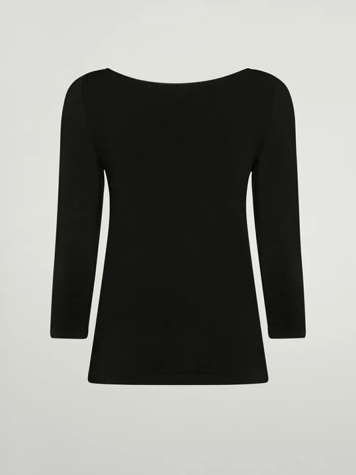 Cordoba Pullover Black Women Wolford Longsleeve Shirts
