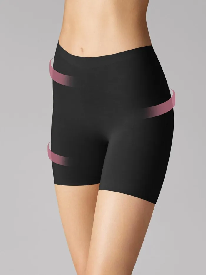 Cotton Contour Control Shorts Black Women Wolford Panties
