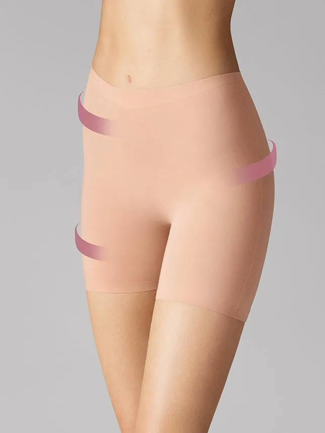 Cotton Contour Control Shorts Black Women Wolford Panties