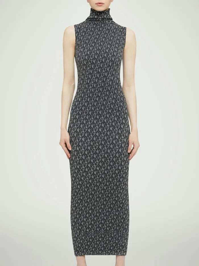 Cotton Letter Dress Blackash Women Wolford Dresses and Skirts