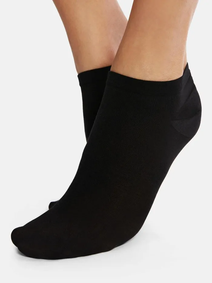 Cotton Sneaker Socks Black Women Wolford Socks