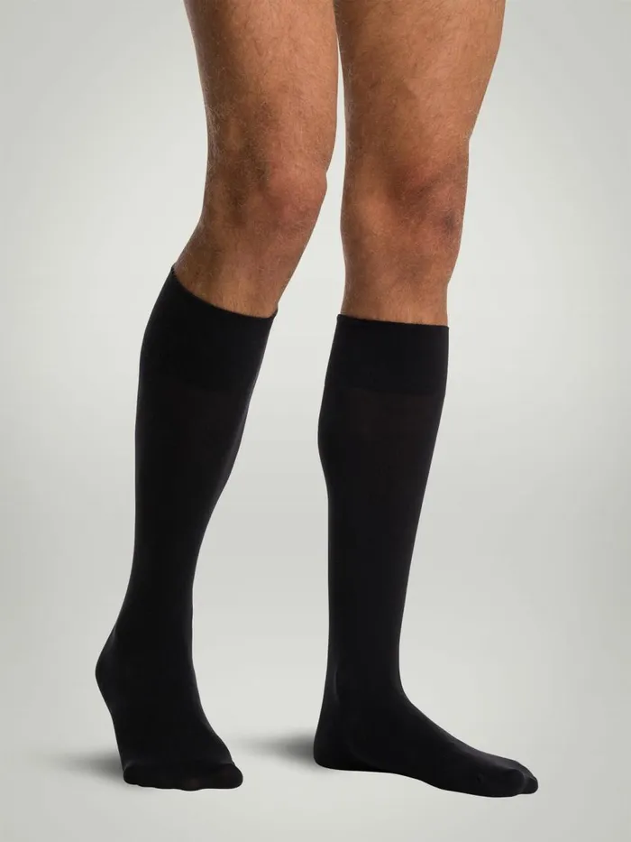 Cotton Velvet Knee Socks Black Women Wolford KneeHighs and ThighHighs