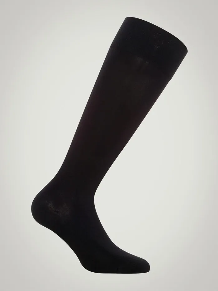 Cotton Velvet Knee Socks Black Women Wolford KneeHighs and ThighHighs