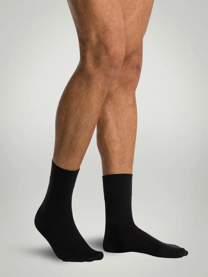 Cotton Velvet Socks Black Women Wolford Socks