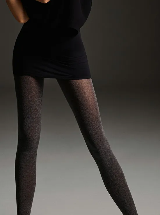 Cotton Velvet Tights Black Women Wolford Tights