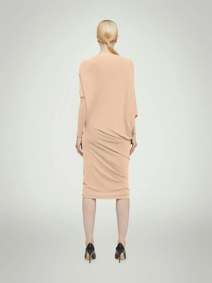 Crepe Jersey Dress Almond Women Wolford Dresses and Skirts