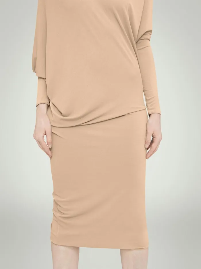 Crepe Jersey Dress Almond Women Wolford Dresses and Skirts