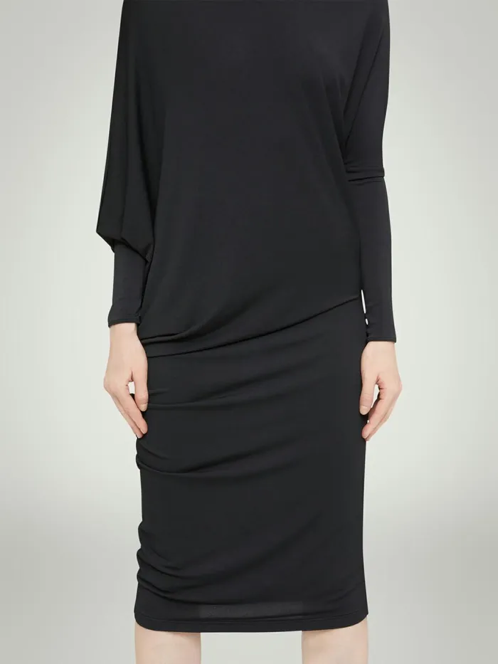 Crepe Jersey Dress Black Women Wolford Dresses and Skirts