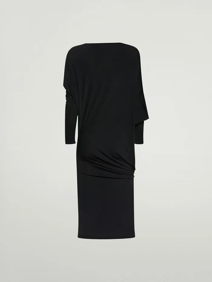 Crepe Jersey Dress Black Women Wolford Dresses and Skirts