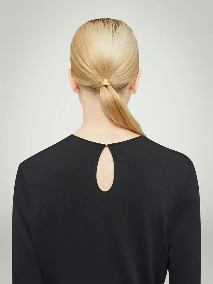 Crepe Jersey Jumpsuit Black Women Wolford Trousers and Jumpsuits