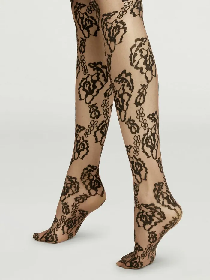Doralee Tights Fairly Lightblack Women Wolford Tights