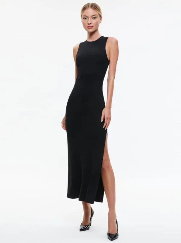 Dresses Women Alice Olivia DELORA SLEEVELESS MAXI DRESS Black