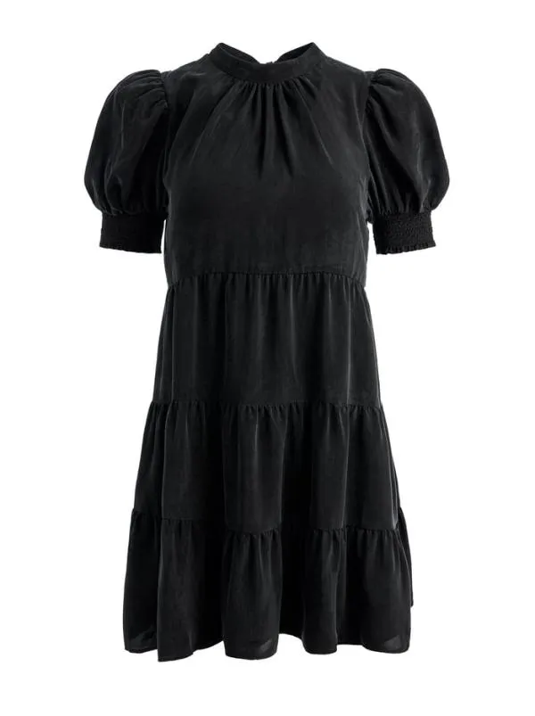 Dresses Women Alice Olivia DORINE PUFF SLEEVE MINI DRESS Black