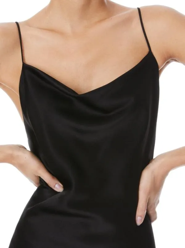 Dresses Women Alice Olivia HARMONY MINI SLIP DRESS Black